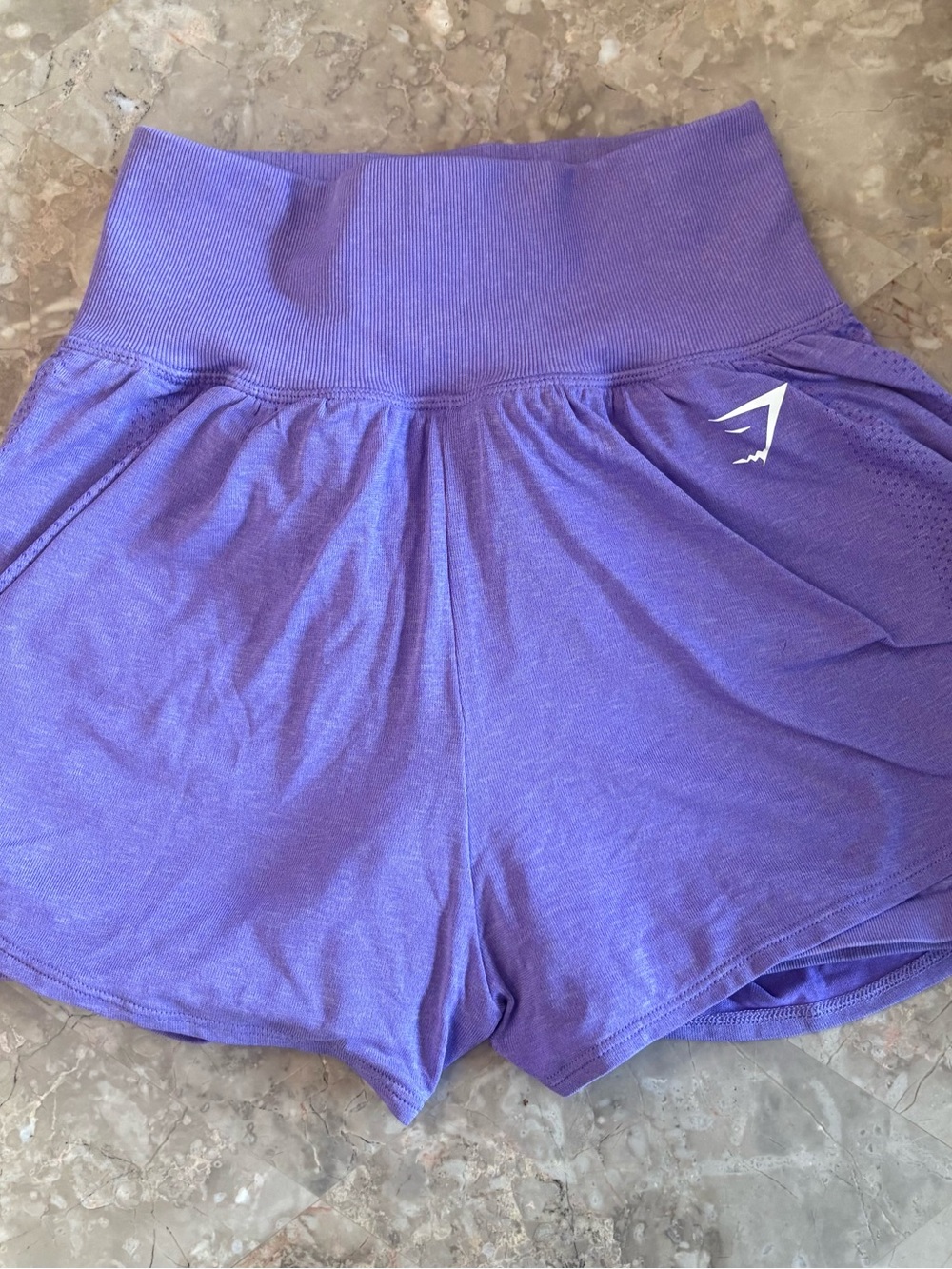 Gym Shark  High-Waist Purple Women’s Shorts Small